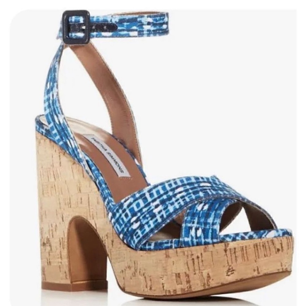 Tabitha Simmons‎ Women's Elena Crisscross Platform Wedge Sandals